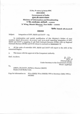 ',Dlz'lt Lo (Neeraj Kutnar) Under Secretary to the Government of India Phone- Zssbtggo To, AS&FA, DG:DAVP, JS(P&A), Director (S&DD) Heads of All Media Units