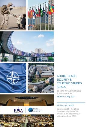 Global Peace, Security & Strategic Studies (Gpsss)