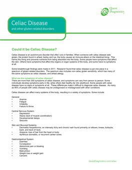 Symptoms of Celiac Disease? There Are More Than 300 Symptoms of Celiac Disease, and Symptoms Can Vary from Person to Person