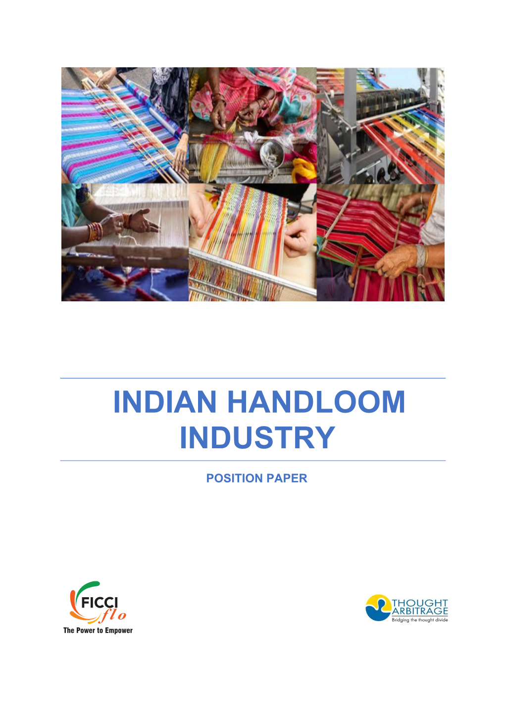 Indian Handloom Industry – Position Paper
