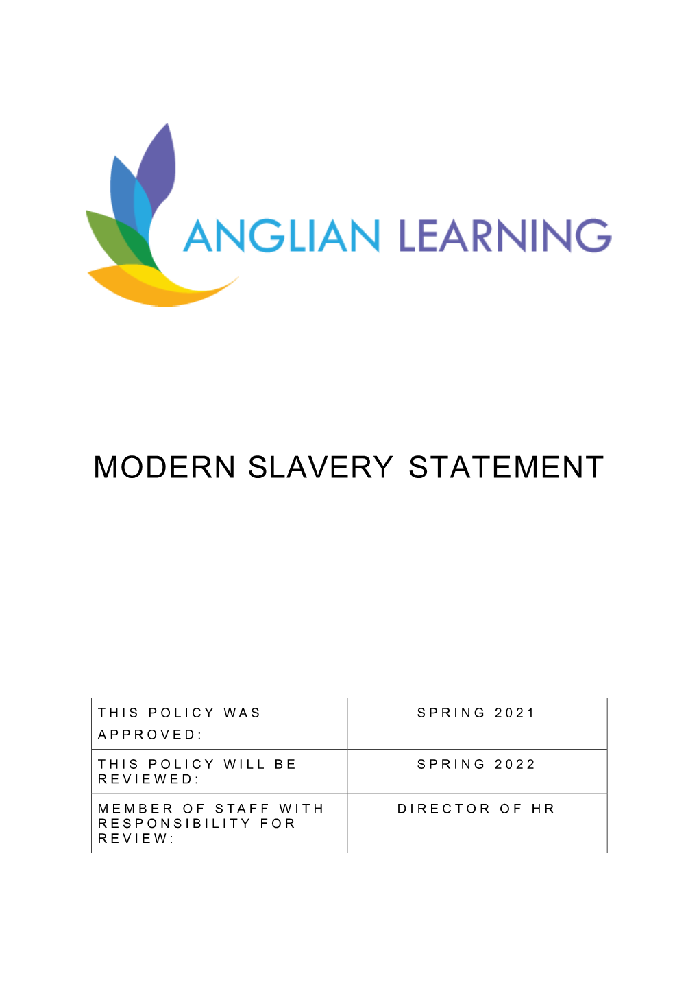 Modern Slavery Statement