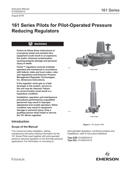 Instruction Manual: 161 Series Pilots