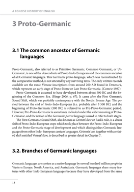 3 Proto-Germanic