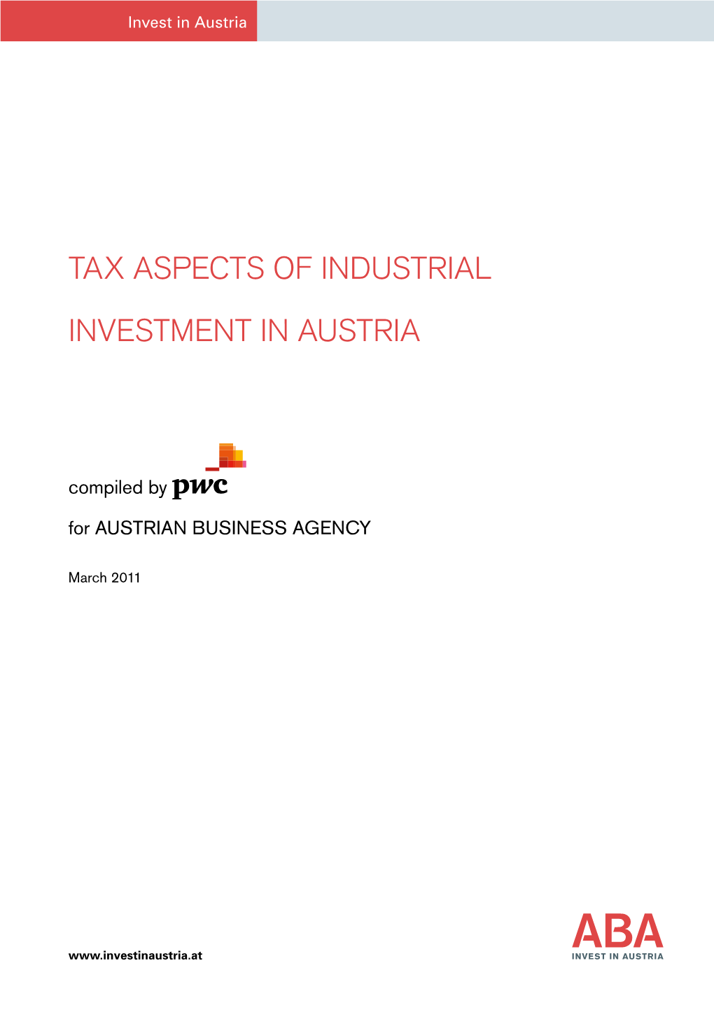 Tax Aspects of Industrial Investment in Austria
