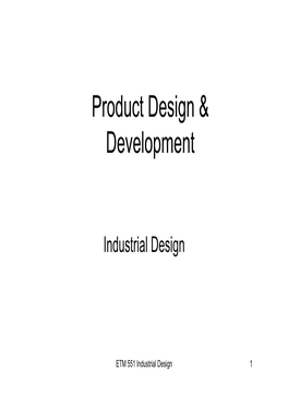 Industrial Design