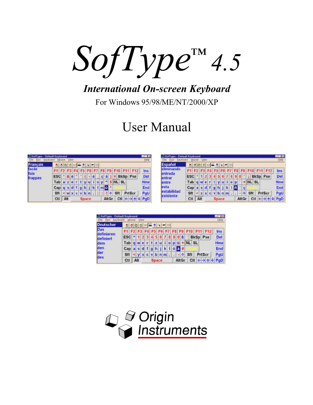 Softype 4.5 Manual