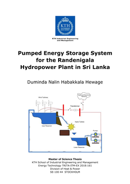 Pumped Energy Storage System for the Randenigala Hydropower Plant in Sri Lanka