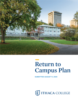 Return to Campus Plan