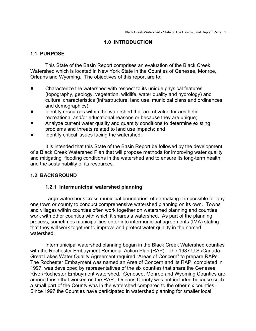 Report, Page 1