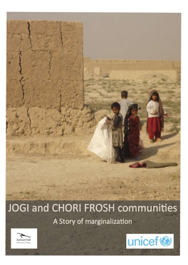 Jogi and Chori Frosh Communities: a Story of Marginalization 1 Contacts
