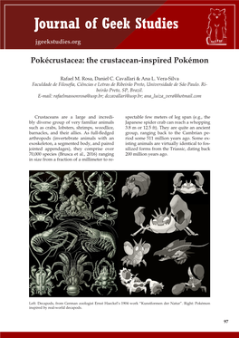 The Crustacean-Inspired Pokémon