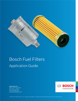 Bosch Fuel Filters Application Guide