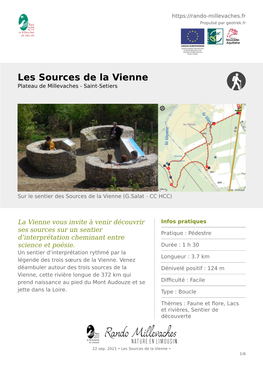 Les Sources De La Vienne Plateau De Millevaches - Saint-Setiers