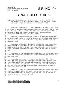 Senate Resolution