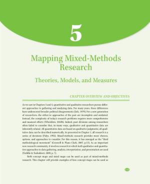 Mapping Mixed-Methods Research Theories, Models,8 and Measures