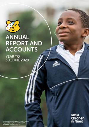 Annual Report and Accounts Year to 30 June 2020