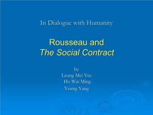 Rousseau and the Social Contract