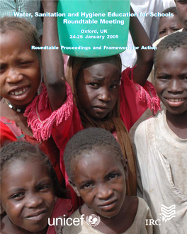 UNICEF-IRC Water, Sanitation and Hygiene Education for Schools