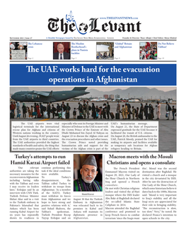 The UAE Works Hard for the Evacuation Operations in Afghanistan