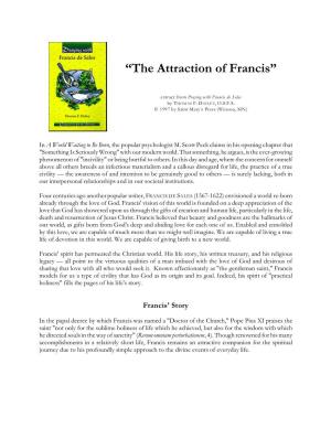 “The Attraction of Francis”