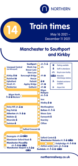 Manchester to Wigan & Kirkby