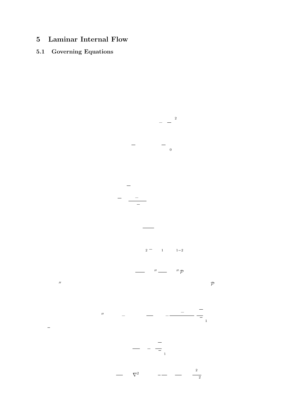 5 Laminar Internal Flow
