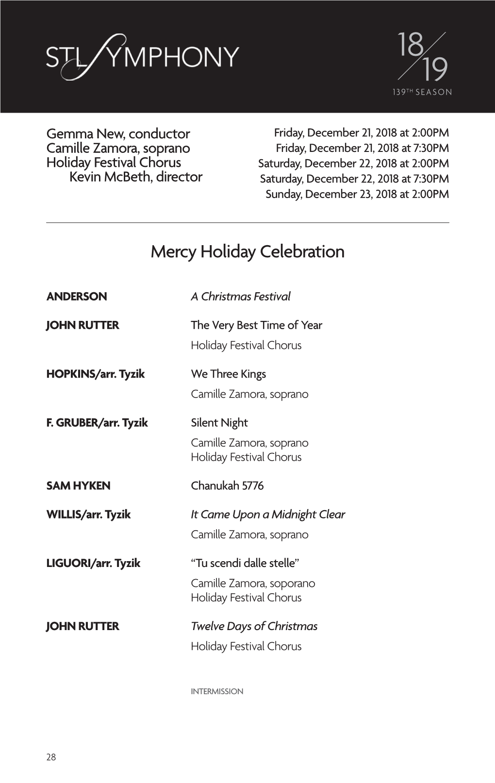 Mercy Holiday Celebration