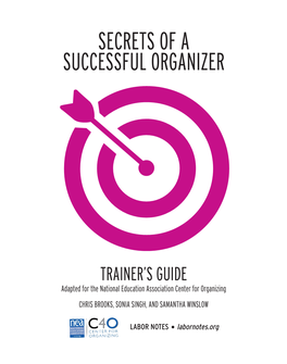Secrets of a Successful Organizer