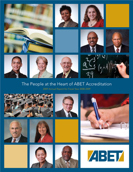 ABET 2009 Annual Report for Fiscal Year 2008