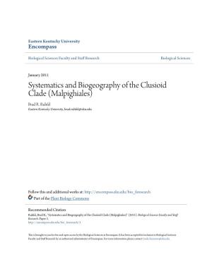 Systematics and Biogeography of the Clusioid Clade (Malpighiales) Brad R