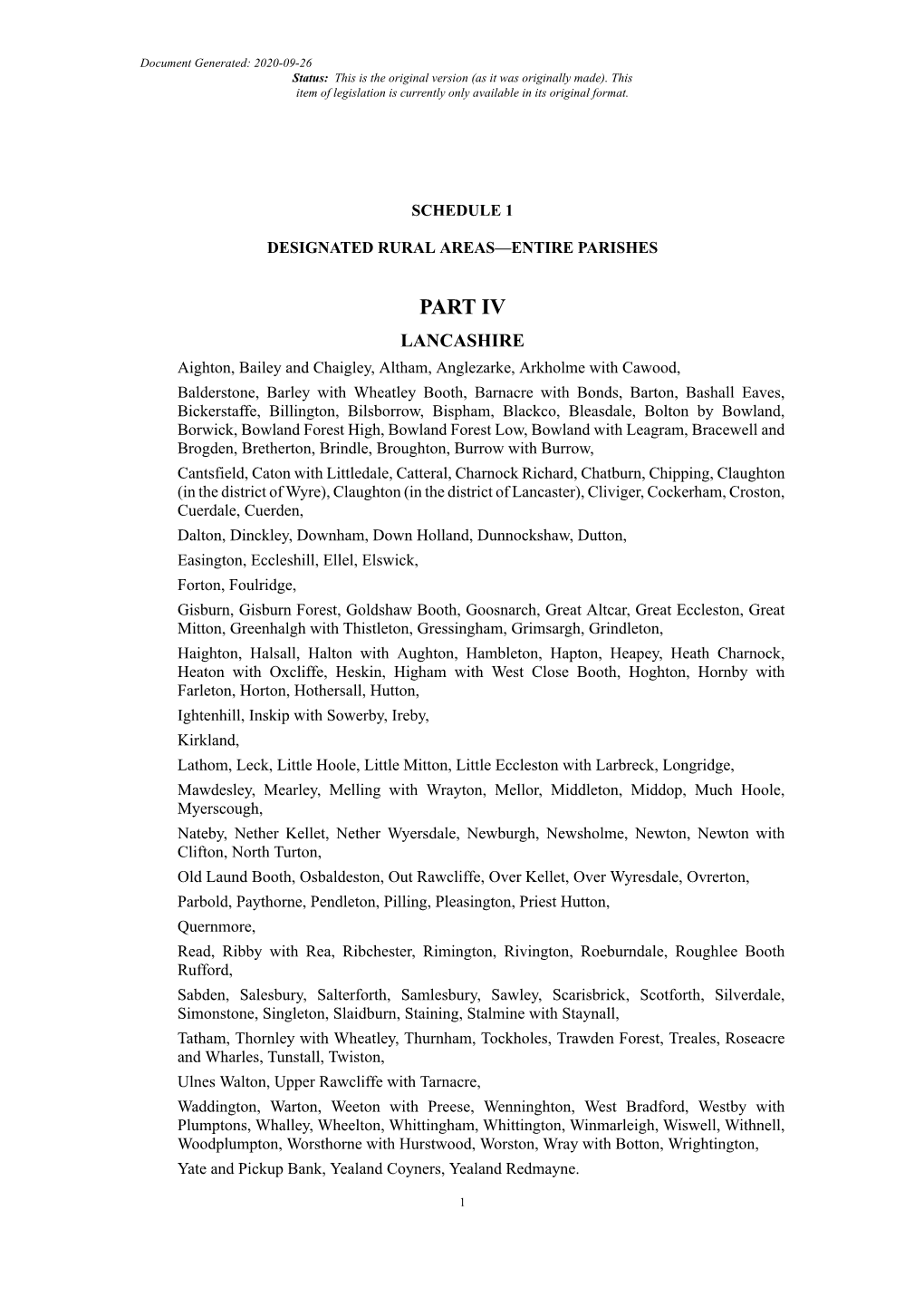 The Housing (Right to Acquire Or Enfranchise) (Designated Rural Areas in the North West and Merseyside) Order 1997