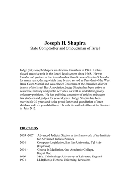 Yosef Shapira