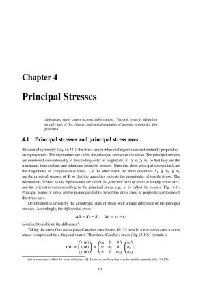 Principal Stresses