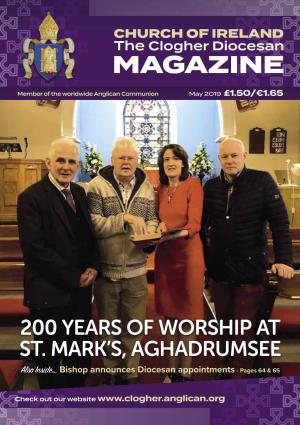 200 Years of Worship at St. Mark's, Aghadrumsee