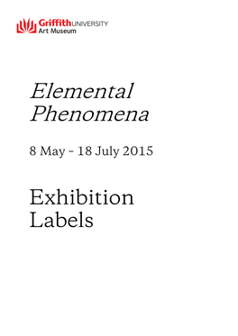 Elemental Phenomena