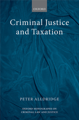 CRIMINAL JUSTICE and TAXATION Ii