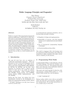 Language Principles and Pragmatics∗