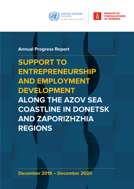 Support to Entrepreneurship and Employment Development Along the Azov Sea Coastline in Donetsk and Zaporizhzhia Regions