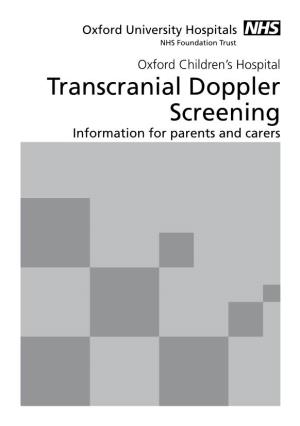 Transcranial Doppler Screening