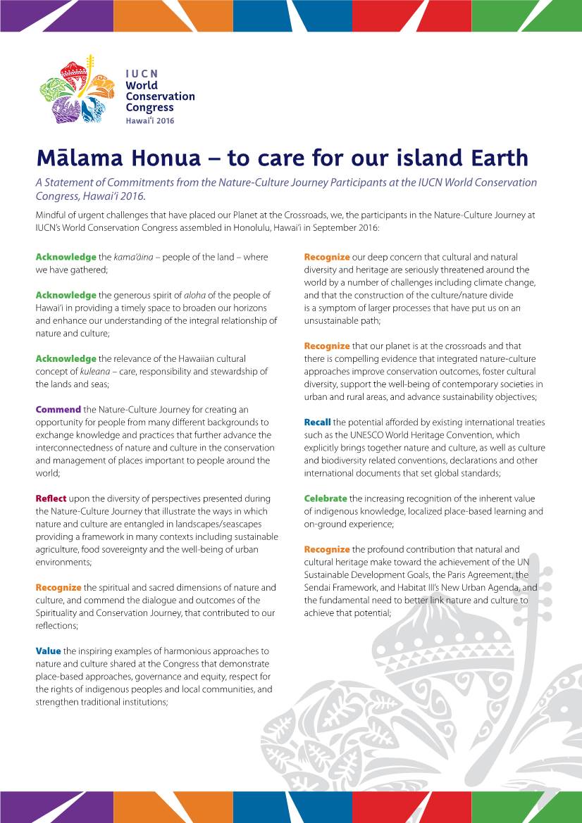 Mālama Honua – to Care for Our Island Earth