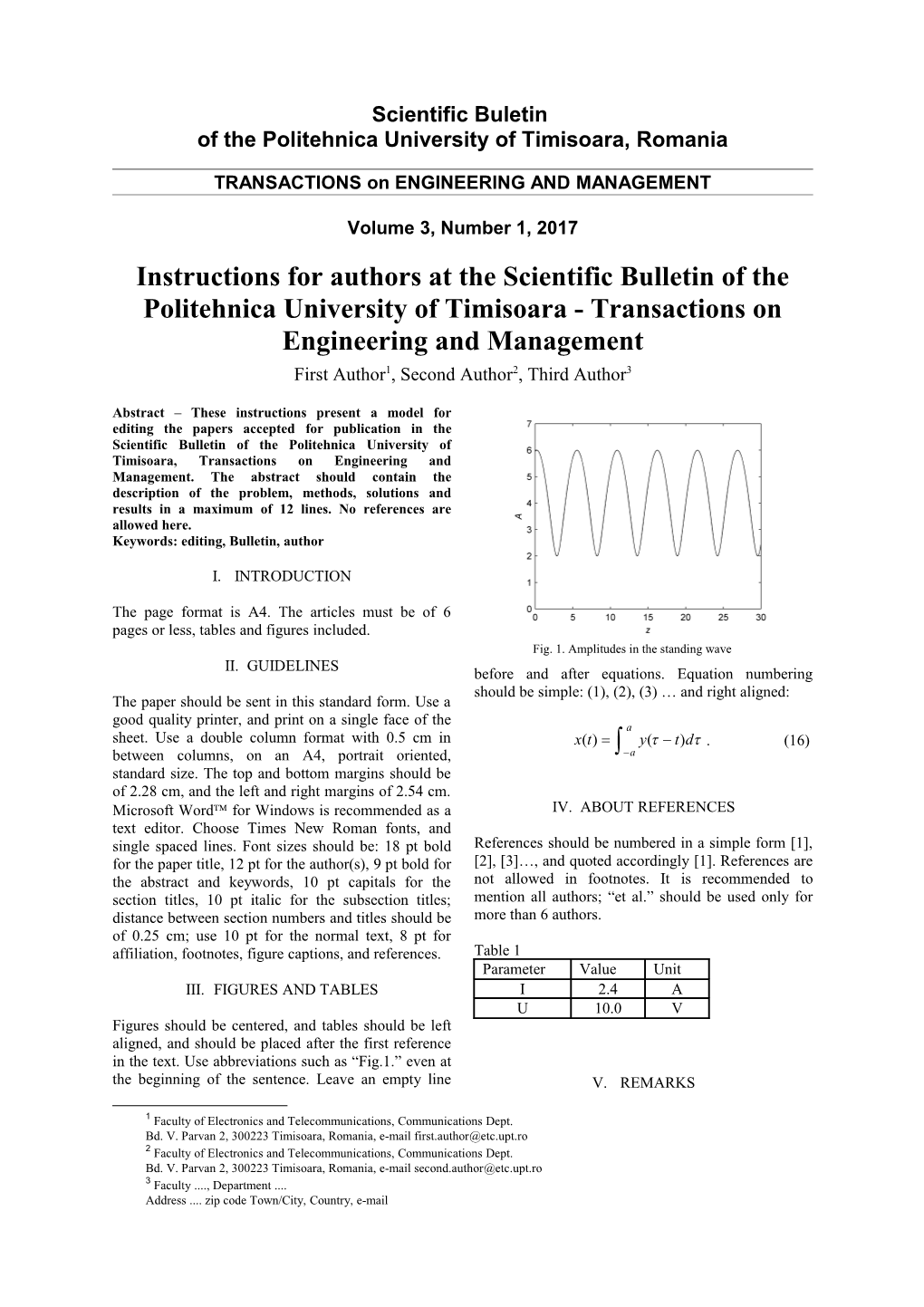 TRANSACTIONS on ENGINEERING and MANAGEMENT