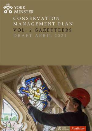 York Minster Conservation Management Plan 2021