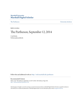 The Parthenon, September 12, 2014