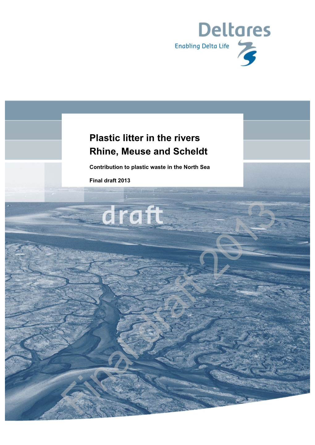 Plastic Litter in the Rivers Rhine, Meuse and Scheldt