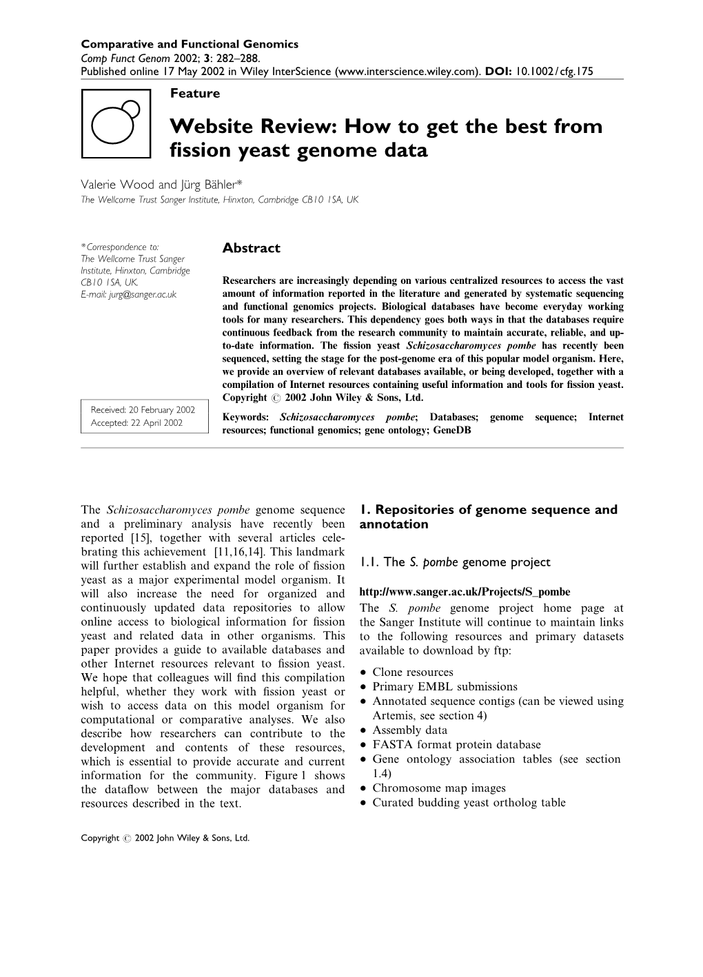 How to Get the Best from Fission Yeast Genome Data