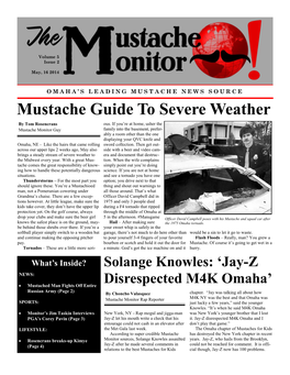Mustache Guide to Severe Weather by Tom Rosencrans Ous
