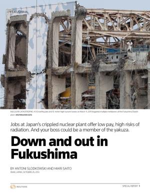 Down and out in Fukushima