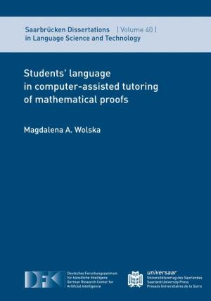 Students' Language in Computer-Assisted Tutoring of Mathematical Proofs