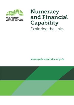 Numeracy and Financial Capability Exploring the Links
