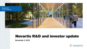 Novartis R&D and Investor Update